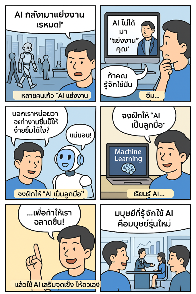 ตอนที่ 2: “AI ไม่ได้มาแย่งงานคุณ ถ้าคุณรู้จักใช้มัน”