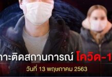 ผู้ป่วยใหม่ 0 ราย ข่าวโควิด-19 วันที่ 13 พฤษภาคม 2563 ยอดผู้ป่วยโควิดในไทยล่าสุด