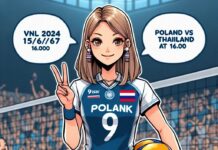 ลิงค์ดูสด “วอลเลย์บอลหญิงเนชันส์ลีก VNL 204” วันนี้ 15 มิ.ย. 67 โปแลนด์ 3-0 ไทย เวลา 16.00 น.